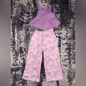 New btween  tank scrunched and pants girls 5